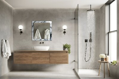 Espelho com moldura decorada Composição de pintura abstrata