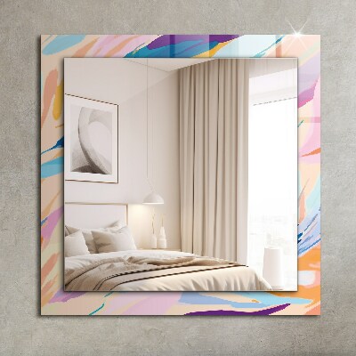 Espelho decorativo Traços coloridos abstratos