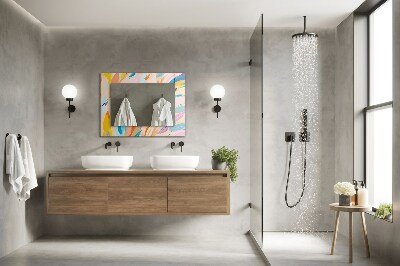 Espelho decorativo Traços coloridos abstratos