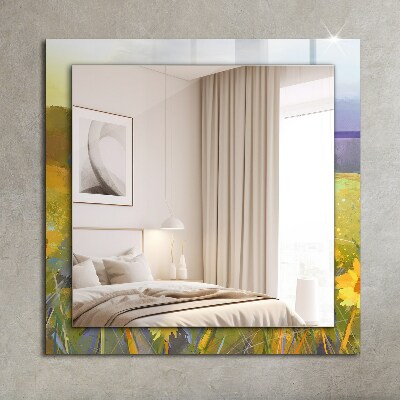 Espelho decorativo Campo de Girassóis