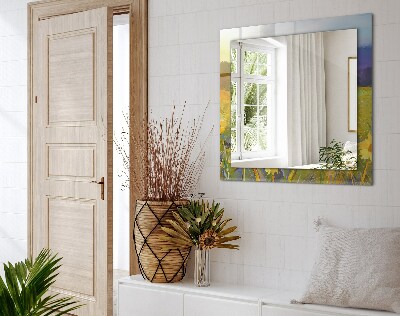 Espelho decorativo Campo de Girassóis