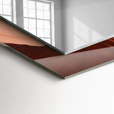 Espelho com moldura decorada Rochas do Cânion do Deserto