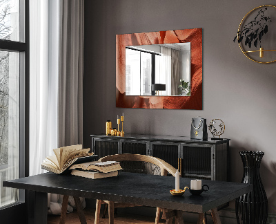 Espelho com moldura decorada Rochas do Cânion do Deserto