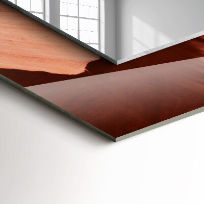 Espelho com moldura decorada Rochas do Cânion do Deserto