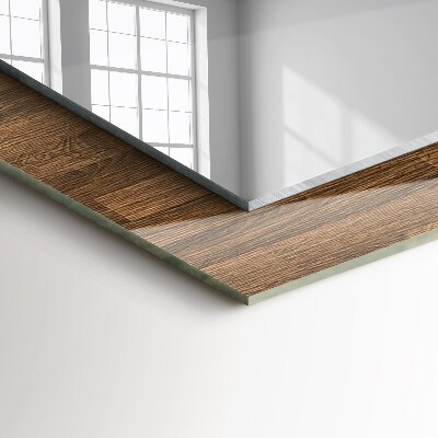 Espelho com moldura decorada Painéis de madeira