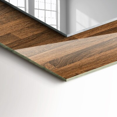 Espelho com moldura decorada Painéis de madeira