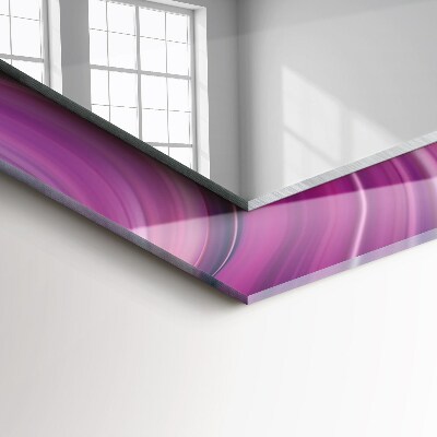 Espelho decorativo Ondas coloridas abstratas