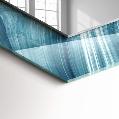 Espelho decorativo Linhas azuis abstratas