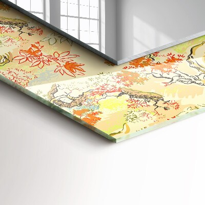 Espelho decorativo jardim japonês