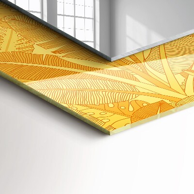 Espelho decorativo Padrão de folha de laranja