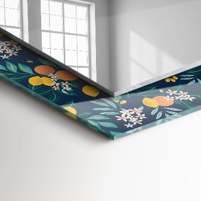 Espelho decorativo Flores e frutas