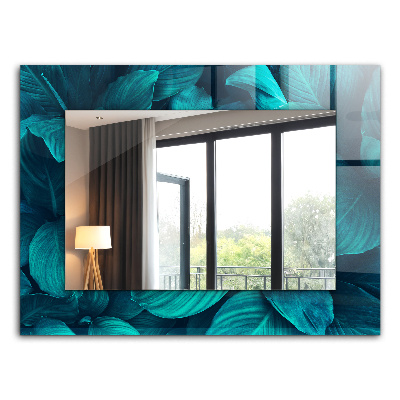 Espelho decorativo Folhas verdes