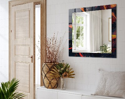 Espelho decorativo Lava vulcânica