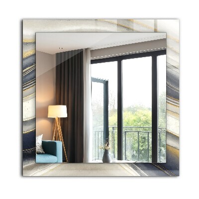 Espelho decorativo Ondas de cores abstratas