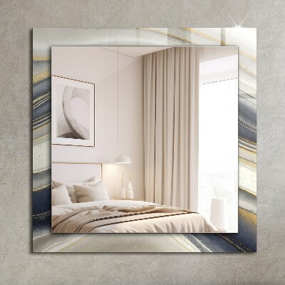 Espelho decorativo Ondas de cores abstratas