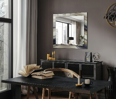 Espelho decorativo Ondas de cores abstratas