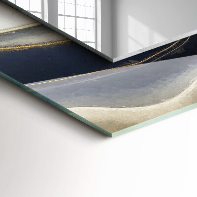 Espelho decorativo Ondas de cores abstratas