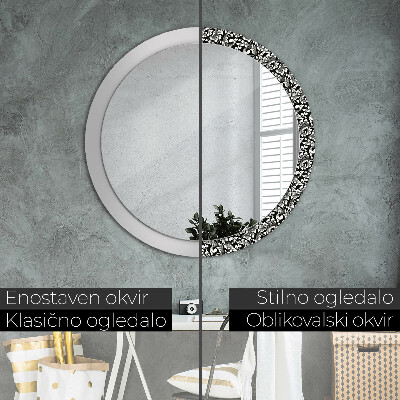Espelho redondo decorativo Ornament