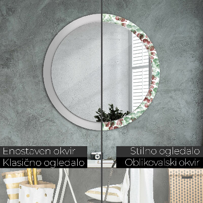 Espelho redondo decorativo Eucalipto