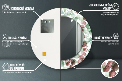 Espelho redondo decorativo Eucalipto