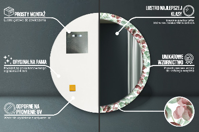 Espelho redondo decorativo Eucalipto