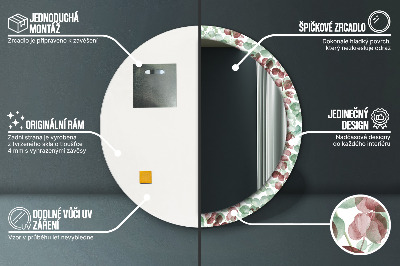 Espelho redondo decorativo Eucalipto