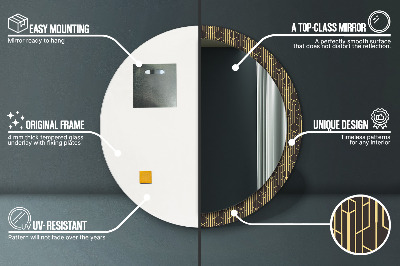 Espelho decorativo redondo Resumo