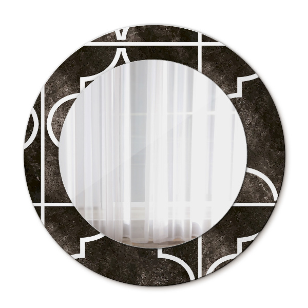 Espelho decorativo redondo Azulejos antigos