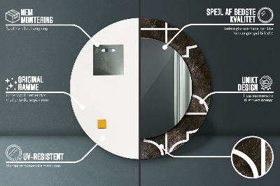 Espelho decorativo redondo Azulejos antigos