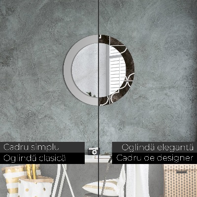 Espelho decorativo redondo Azulejos antigos