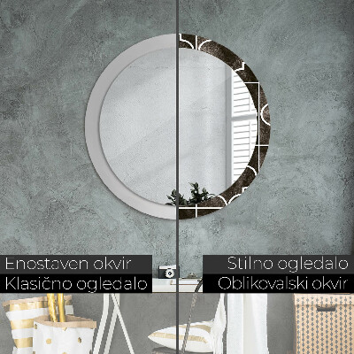 Espelho decorativo redondo Azulejos antigos