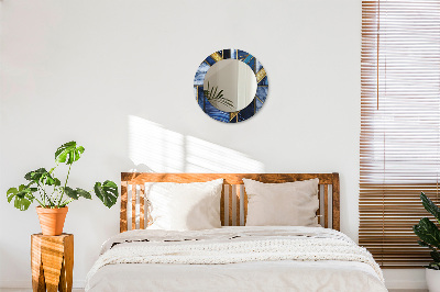 Espelho redondo decorativo Mármore moderno