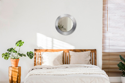 Espelho redondo decorativo Aço brilhante