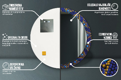 Espelho redondo decorativo Composição decorativa