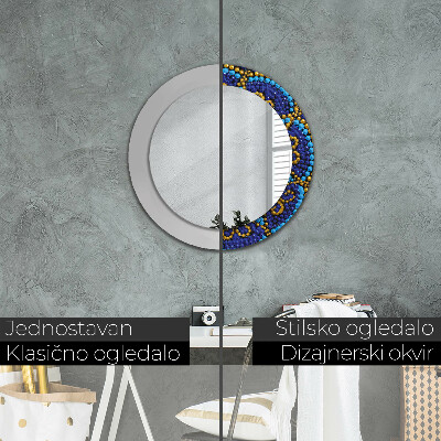 Espelho redondo decorativo Composição decorativa