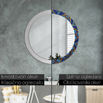 Espelho redondo decorativo Composição decorativa
