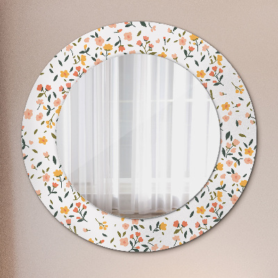 Espelho redondo decorativo Pequenas flores doces