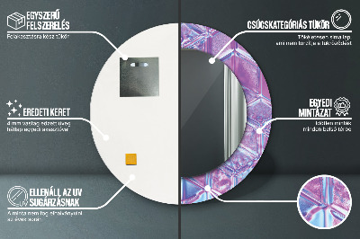 Espelho redondo decorativo Abstrato surreal