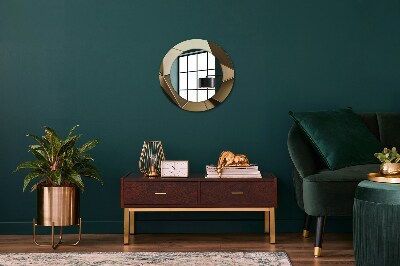 Espelho decorativo redondo Abstração moderna