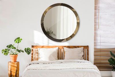 Espelho decorativo redondo Abstração moderna