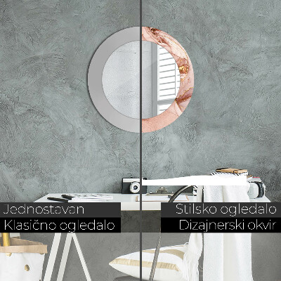 Espelho redondo decorativo Fluido abstrato