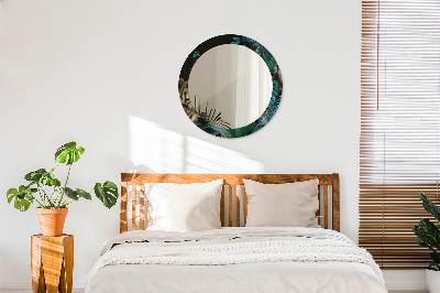 Espelho redondo decorativo Floresta na selva