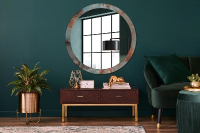 Espelho decorativo redondo Mármores de ônix