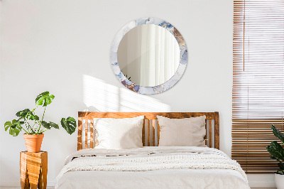 Espelho redondo decorativo Arte Líquida Abstrata