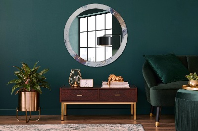 Espelho redondo decorativo Arte Líquida Abstrata