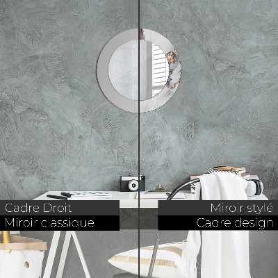 Espelho decorativo redondo Fluido abstrato