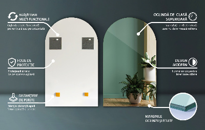 Espelho semi oval decorativos