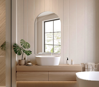 Espelho semi oval decorativos