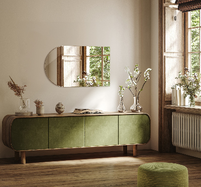 Espelho semi oval decorativos