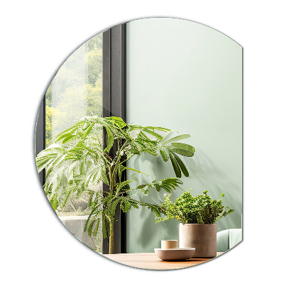 Espelho meia lua design moderno